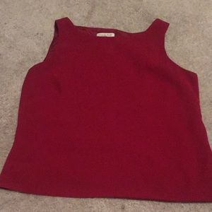 Tank top with side zipper
